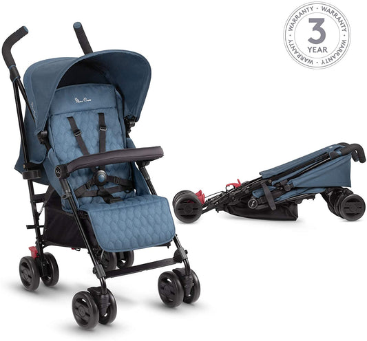 Silver Cross pop carrinho de passeio, compacto e leve Bilberry