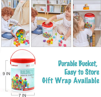 TOP BRIGHT - Blocos de construção de madeira