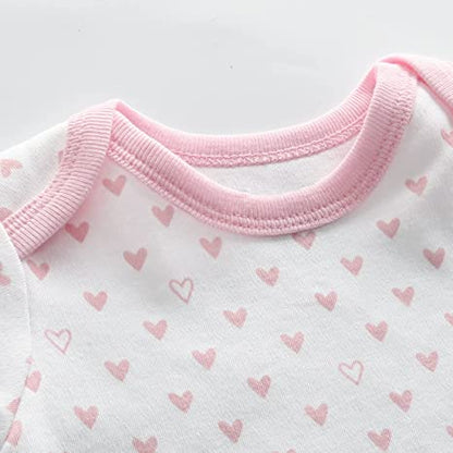 Body para bebé, pantalones de manga corta para recién nacido, pantalones de bebé de una pieza, algodón puro, adecuados para niños y niñas de 0 a 12 meses