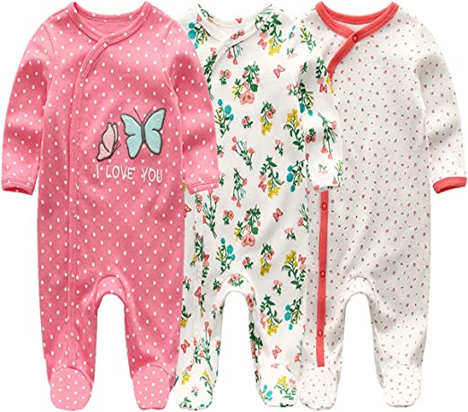 MAMIMAKA Canastilla Recién Nacido con Regalo 27 Piezas Set para, Ropa Bebé, Peleles, Pantalones Imprescindibles y Complementos de 0 a 6 Meses