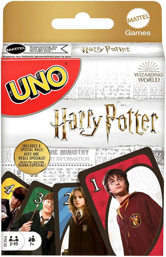 Naipes UNO Harry Potter, baraja de coleccionista con temática de películas de 112 cartas con imágenes de personajes de Hogwarts, regalo para fanáticos de 7 años, INC42