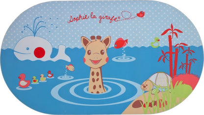 Girafa Sophie Tapete de Banho para Bebê Antiderrapante com Indicador de Temperatura