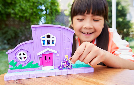 Polly Pocket Pocket Casinha: 2 histórias, 10 acessórios e micro bonecas