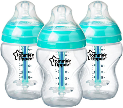 Tommee Tippee - Conjunto de mamadeira anti-cólica avançado para bebês recém-nascidos