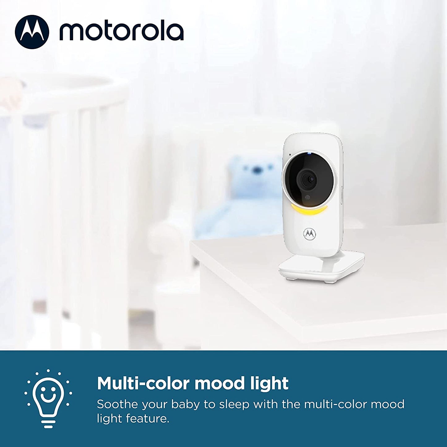 Motorola - Babá Eletrônica Visão Noturna Infravermelha VM482ANXL - Branco