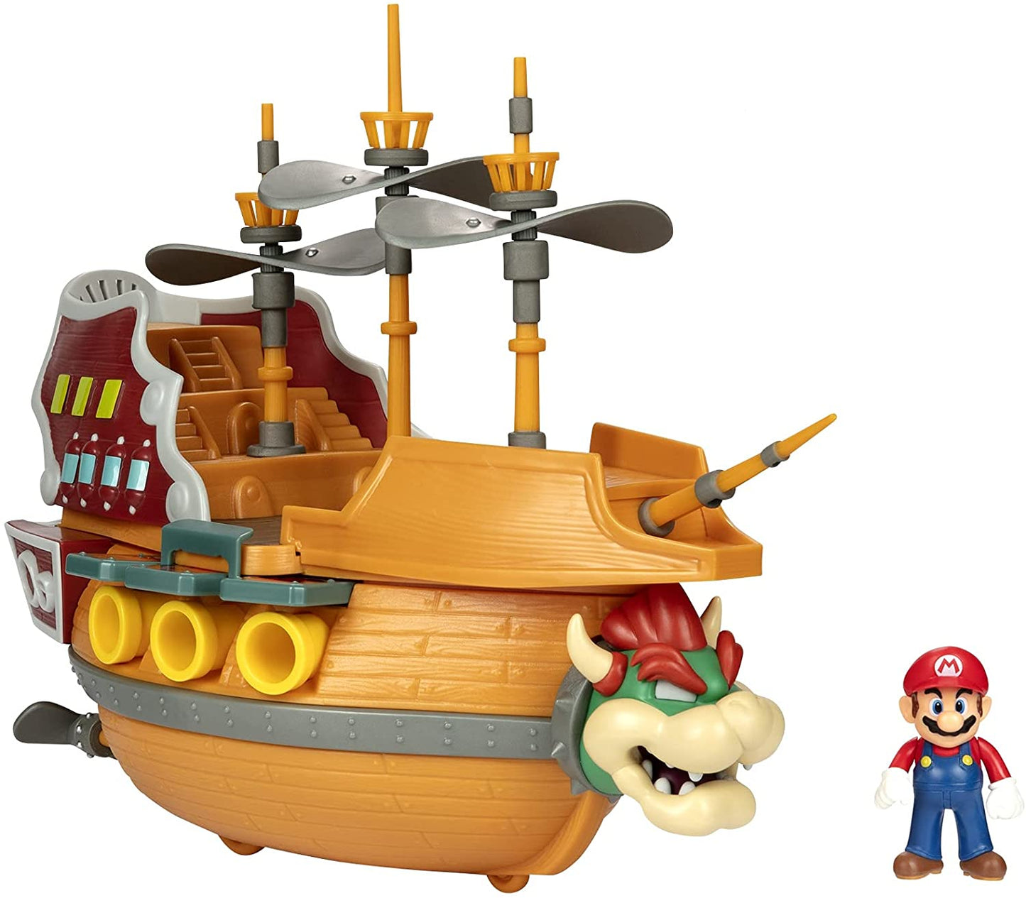 Super Mario Deluxe Bowser's Airship Playset