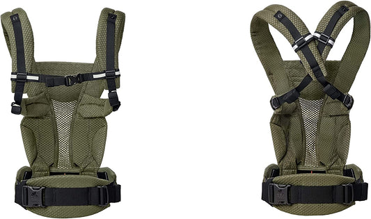 Ergobaby - Omni Breeze Carrier Porta-Bebês SoftFlex 20kg+ - 4 posições - Verde Oliva