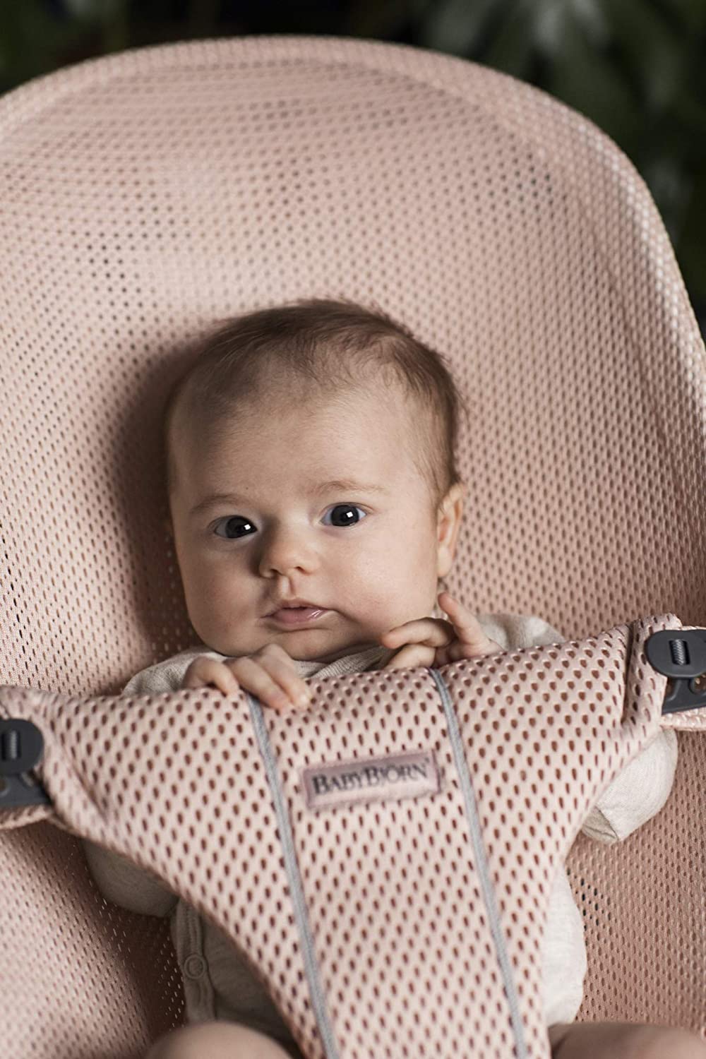 BabyBjörn Bouncer Bliss, Mesh, Pearly Pink