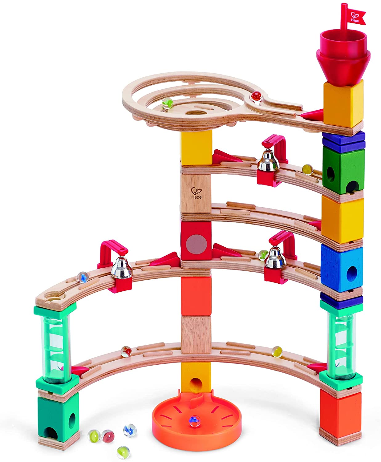 Hape E6019 Quadrilla Castelo Escape Corrida de Bolinhas de Gude