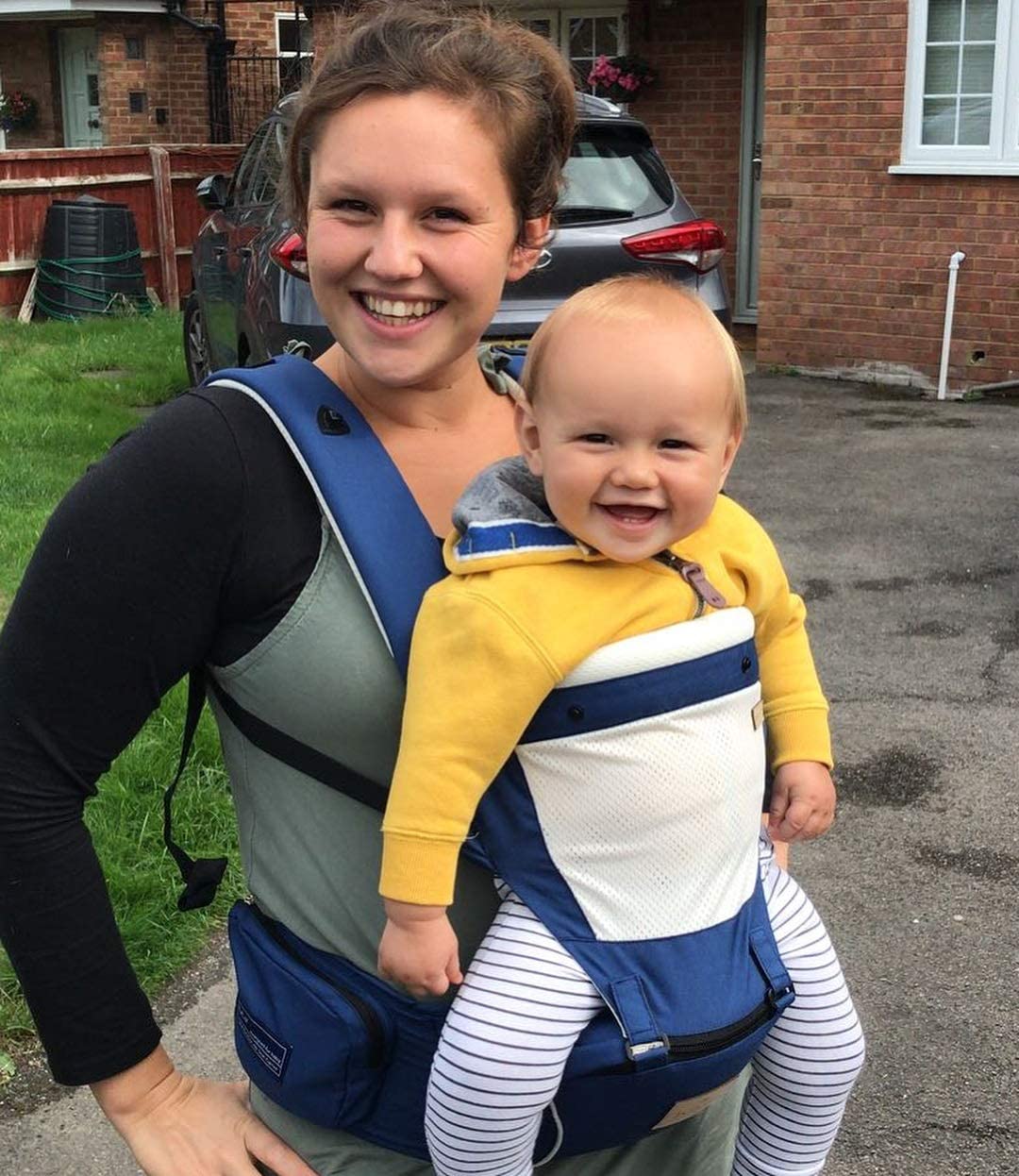 Bebamour Baby Carrier for 0-36Months, 3D Air Mesh pink