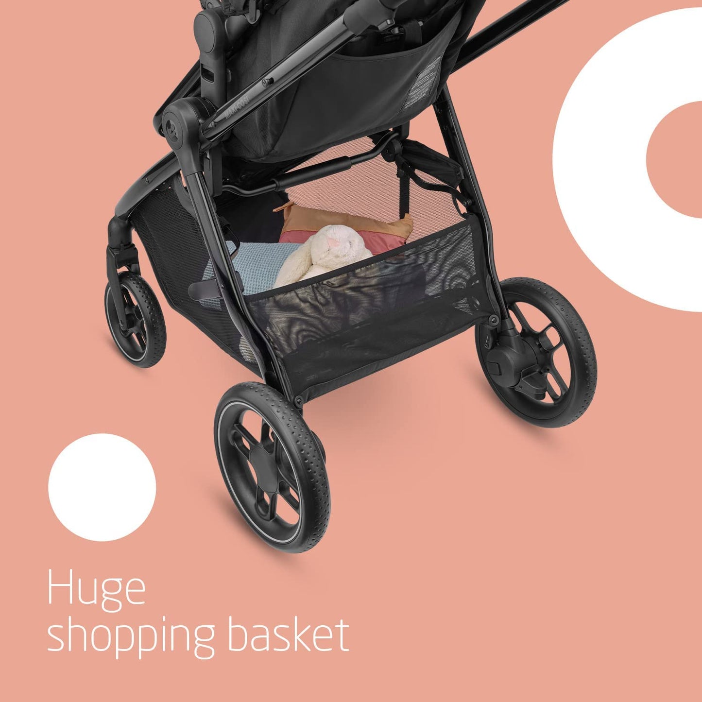 Maxi-Cosi Zelia Luxe Carrinho de passeio 2 em 1, assento reversível