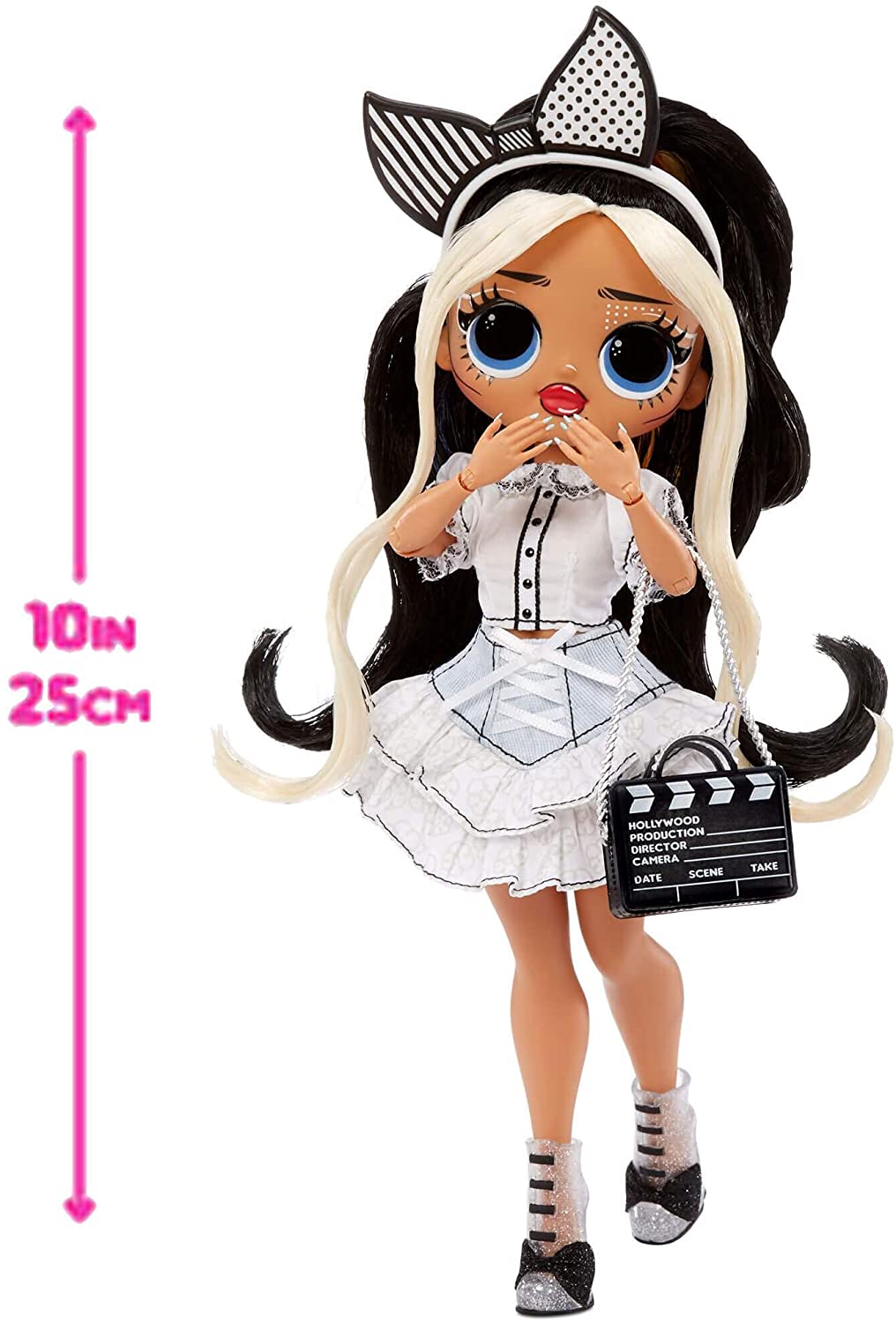 L.O.L Surprise OMG Movie Magic Starlette Doll com 25 surpresas e cinema