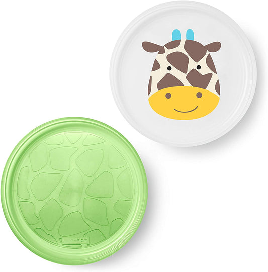 Skip Hop Zoo Platos para servir inteligentes, paquete de 2