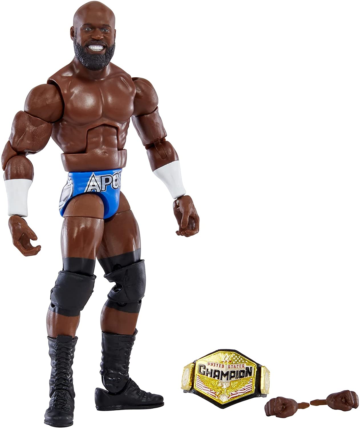 WWE Figura de ação da Apollo Crews Elite Collection