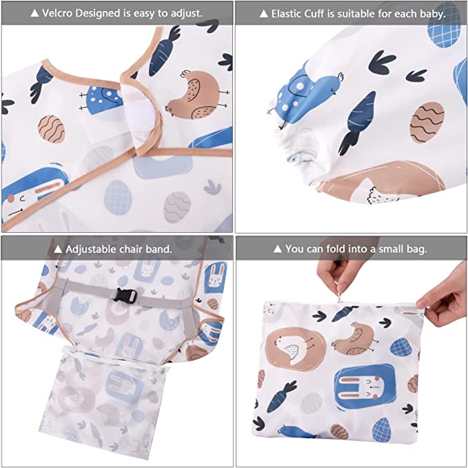 Bebamour - Macacão de Alimentação com Mangas 6+ - Fazendinha