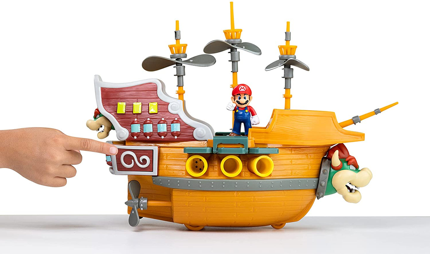 Super Mario Deluxe Bowser's Airship Playset