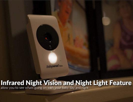 Vigilabebés Babysense con pantalla de 3,5 pulgadas y 2 cámaras 