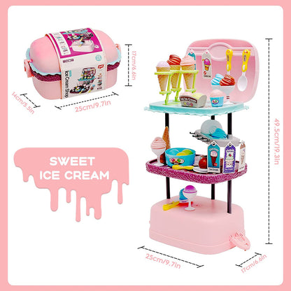 Nukdey - Juguetes de helado con bandolera - 3+ 