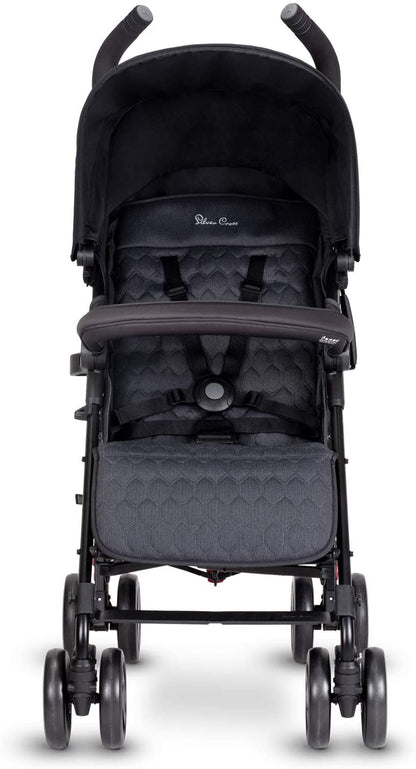 Silver Cross Pop carrinho de passeio, compacto e leve preto