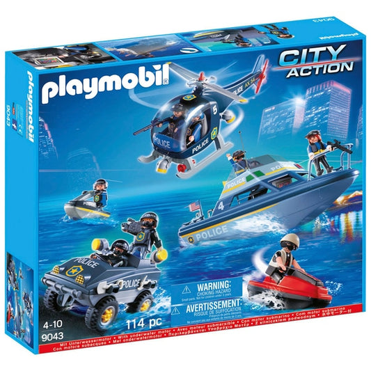 Playmobil Superset Unidad Táctica SWAT Vehículo de Policía 