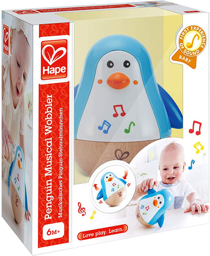 Hape - Penguin Music Wobbler - Instrumento musical para bebês