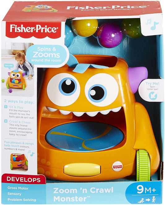 Fisher-Price - Brinquedo de empurrar de atividade com bola de bebê para caminhar ou engatinhar, adequado para 9 meses ou mais