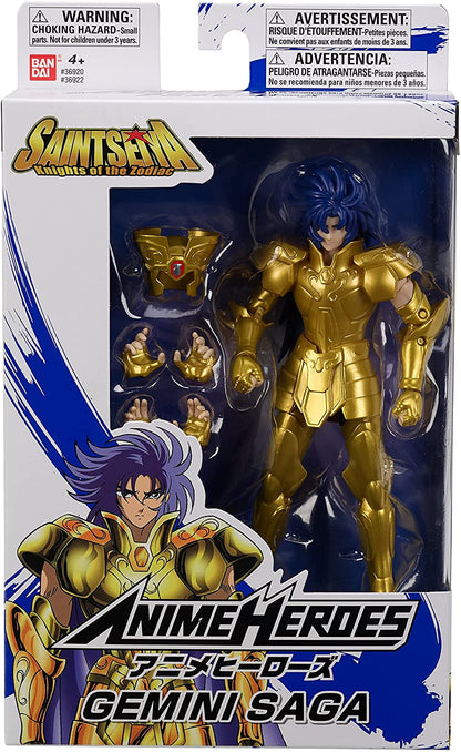 Anime Heroes - Figura de acción de los Caballeros del Zodíaco Gemini Saga de 6,5"