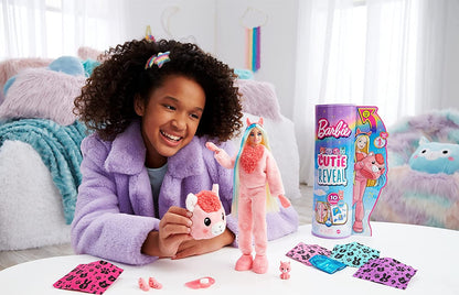 Barbie - Fantasia de lhama com Mini Animal de Estimação e Mudança de Cor 3+