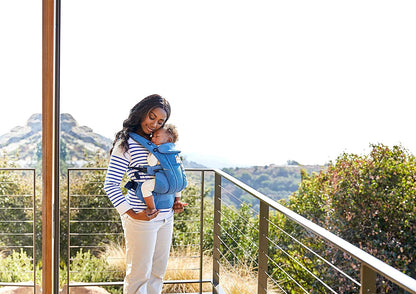 Ergobaby - Portabebés Omni Breeze SoftFlex 20kg+ - 4 posiciones - Azul Zafiro 