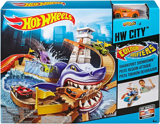 Hot Wheels Color Shifter Troca de Cor Confronto no Porto do Tubarão