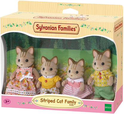Sylvanian Families - Família de Gato Listrado
