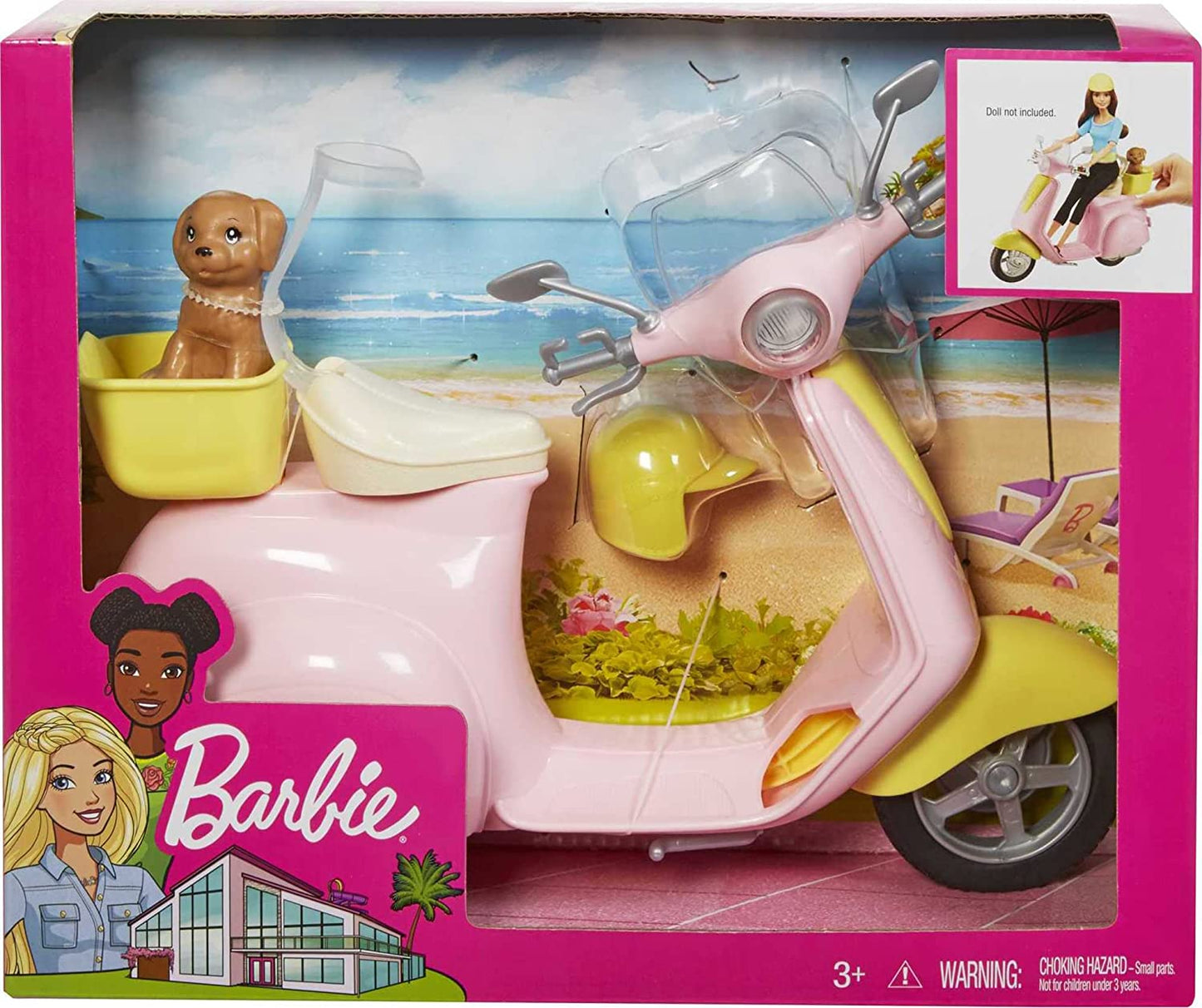 Barbie Moto para boneca barbie com cachorro