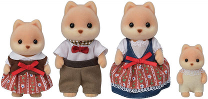 Sylvanian Families 5459 - Estatuetas da família do cachorro caramelo