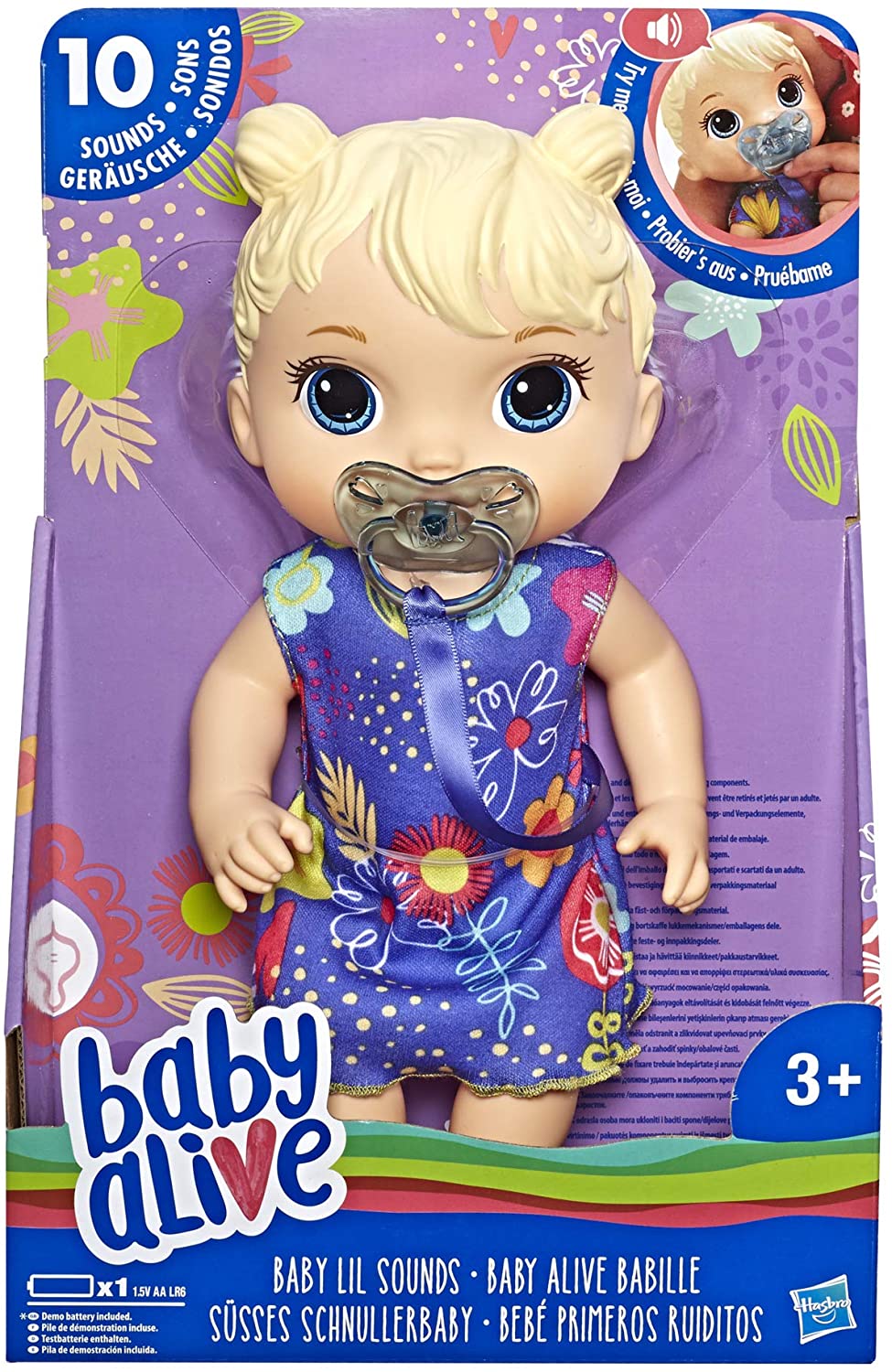 Baby Alive - Sons do bebê Lil: interativo