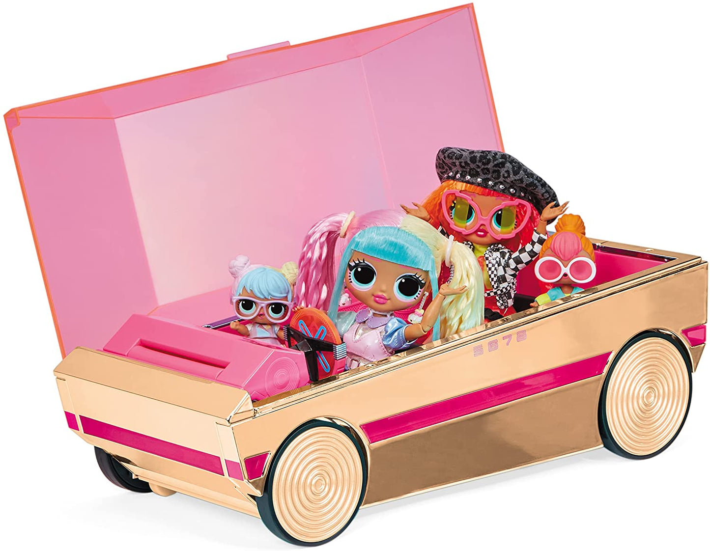 Jajaja ¡Sorpresa! 118305EUC Coche crucero de fiesta 3 en 1 con piscina sorpresa