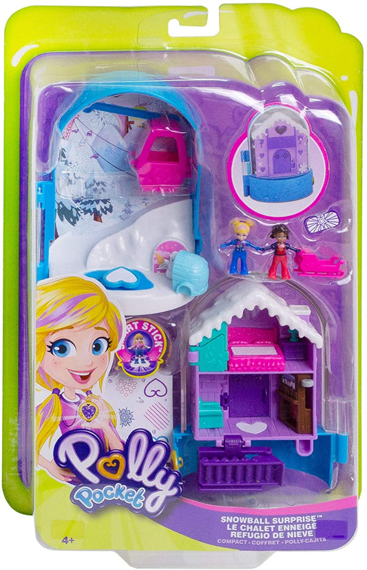 Polly Pocket FRY37 Globo de Neve Segredo Compacto, Multi-Color