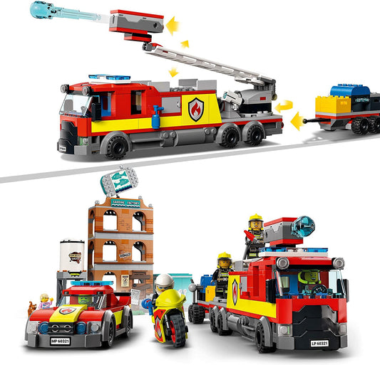 LEGO 60321 City Conjunto de Brigada de Incêndio