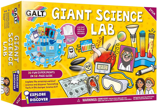 Galt Toys Kit Gigante de Ciências para Crianças - Idade 6+