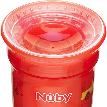 Nuby Sipeez 360° Maravilha Maxi Copos, Cores Variadas, Kit com 2 Unidades