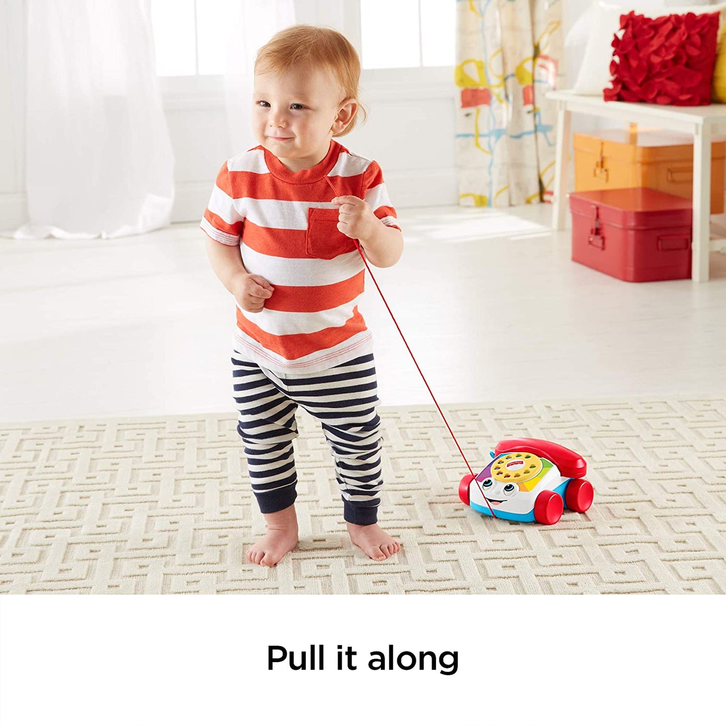 Fisher-Price - Brinquedo de puxar para bebês