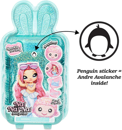 Na Na Na Surprise 2-in-1 - Boneca fashion e bolsa pom brilhante