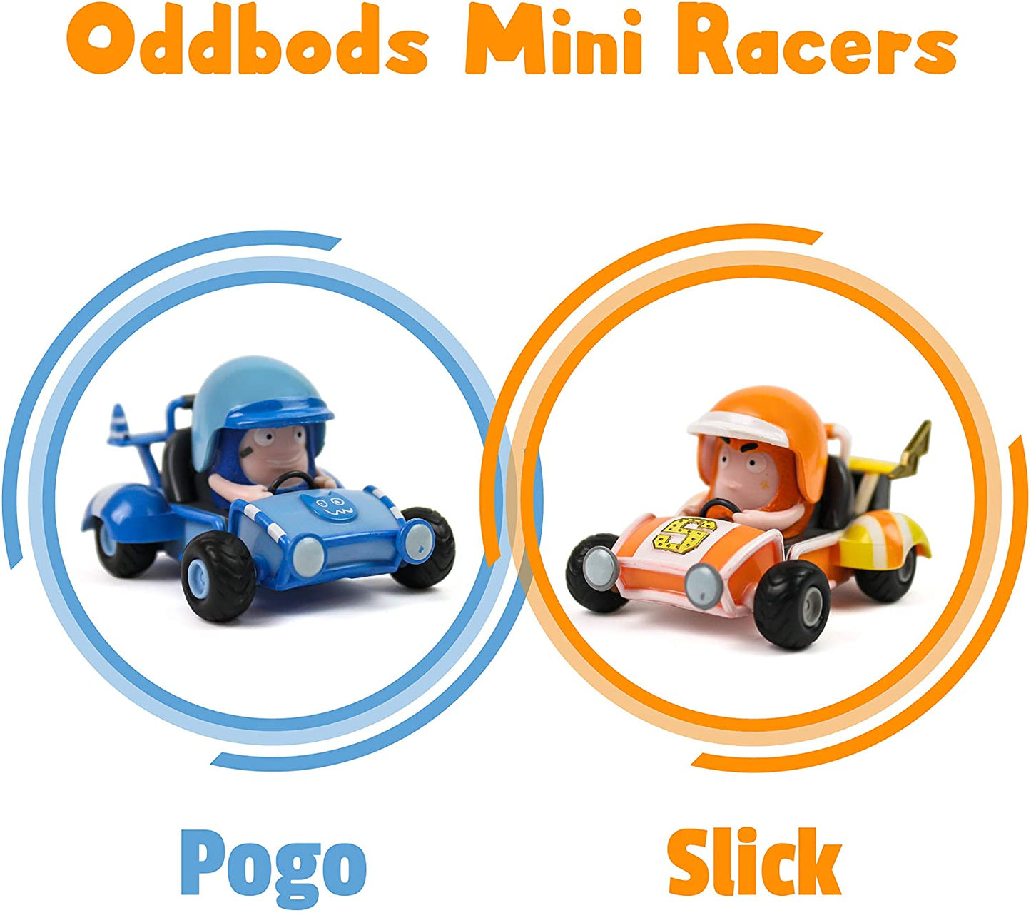 ODDBODS Mini Racers Pogo & Slick