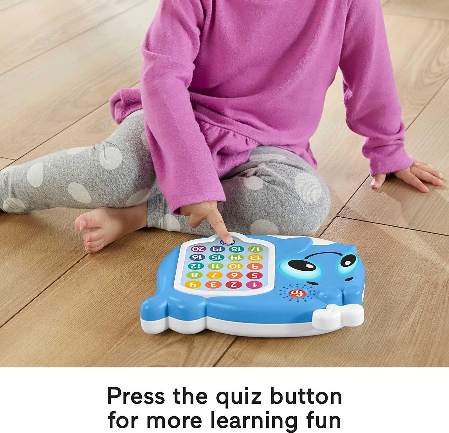 Fisher-Price Linkamals Baleia Brinquedo Interativo Musical com Luzes e Jogos 18+