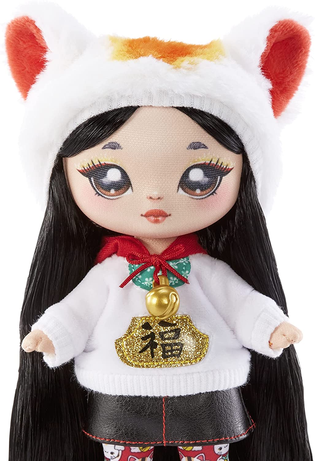 Na Na Na Surprise 579274 - Boneca de pelúcia macia inspirada no gato da sorte