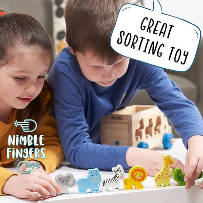 Jacques of London - Brinquedos classificados em formas de madeira