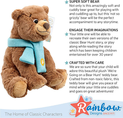 Rainbow Designs - Official We're Going On - Brinquedo macio urso de caça