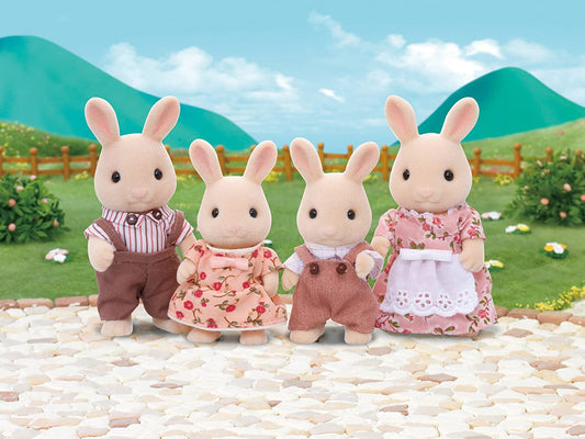 Sylvanian Families - Familia de conejos de leche