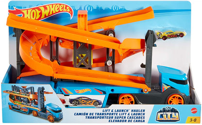 Transporte de elevación y lanzamiento de Hot Wheels