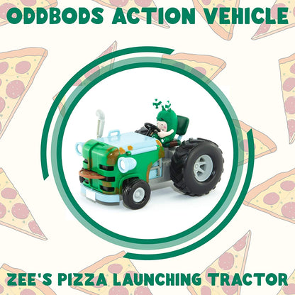 Oddbods Action Vehicle Zee's Tractor