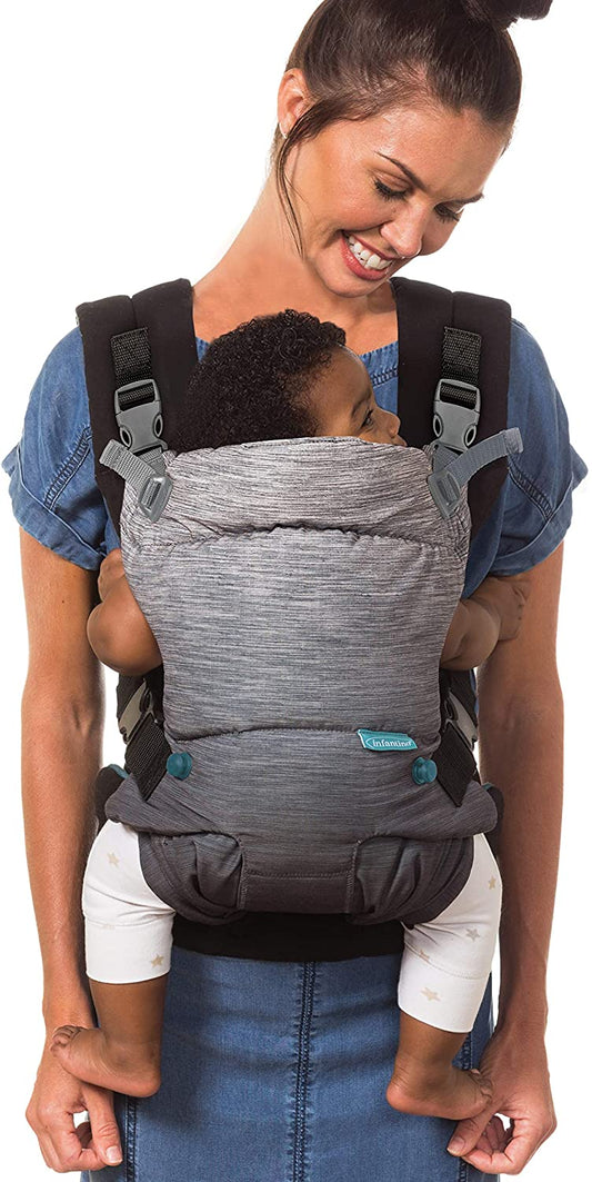 Infantino Go Forward Evolved Carrier - Ergonômico face-in e fade-out, frente e trás Canguru Porta Bebês